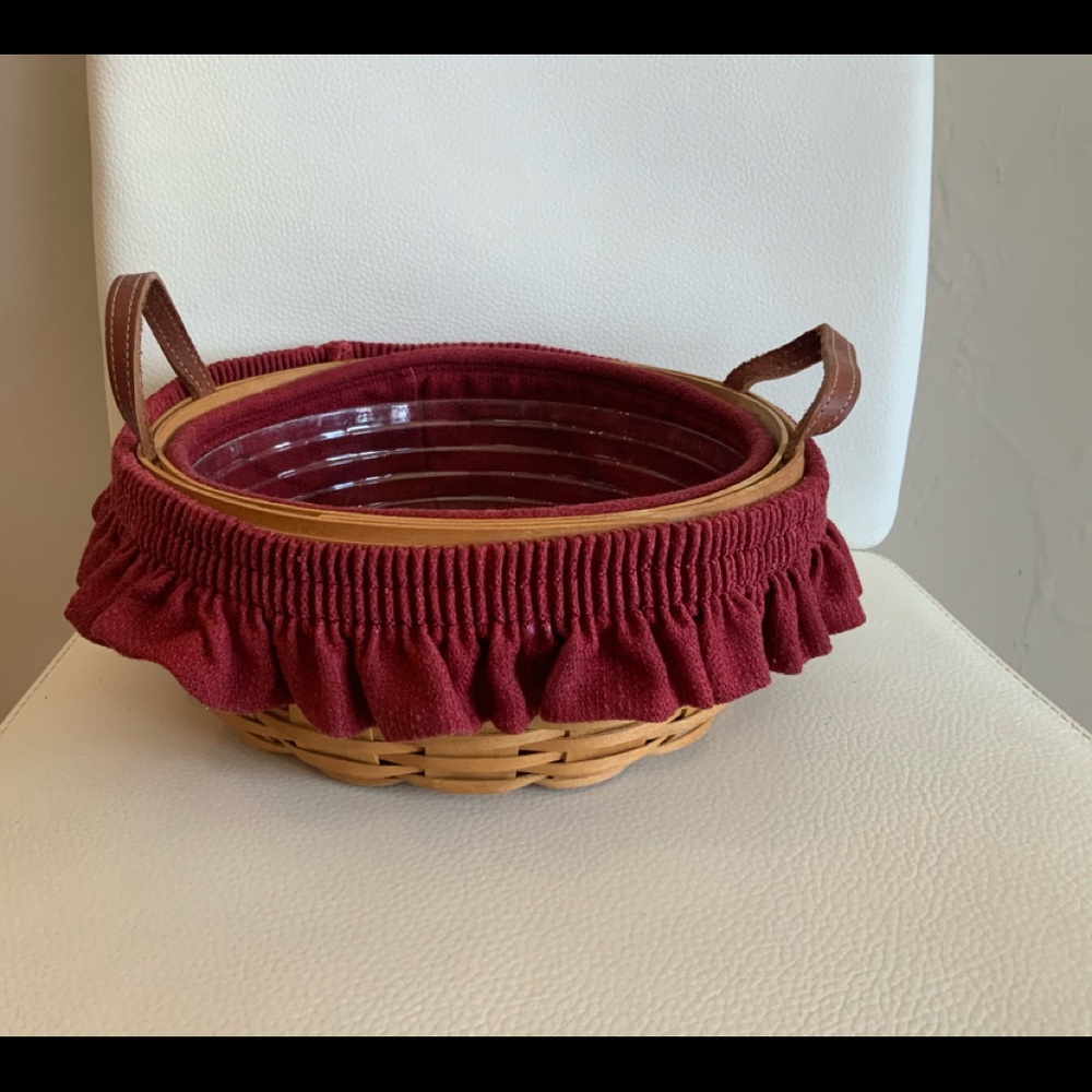 Longaberger large circular basket